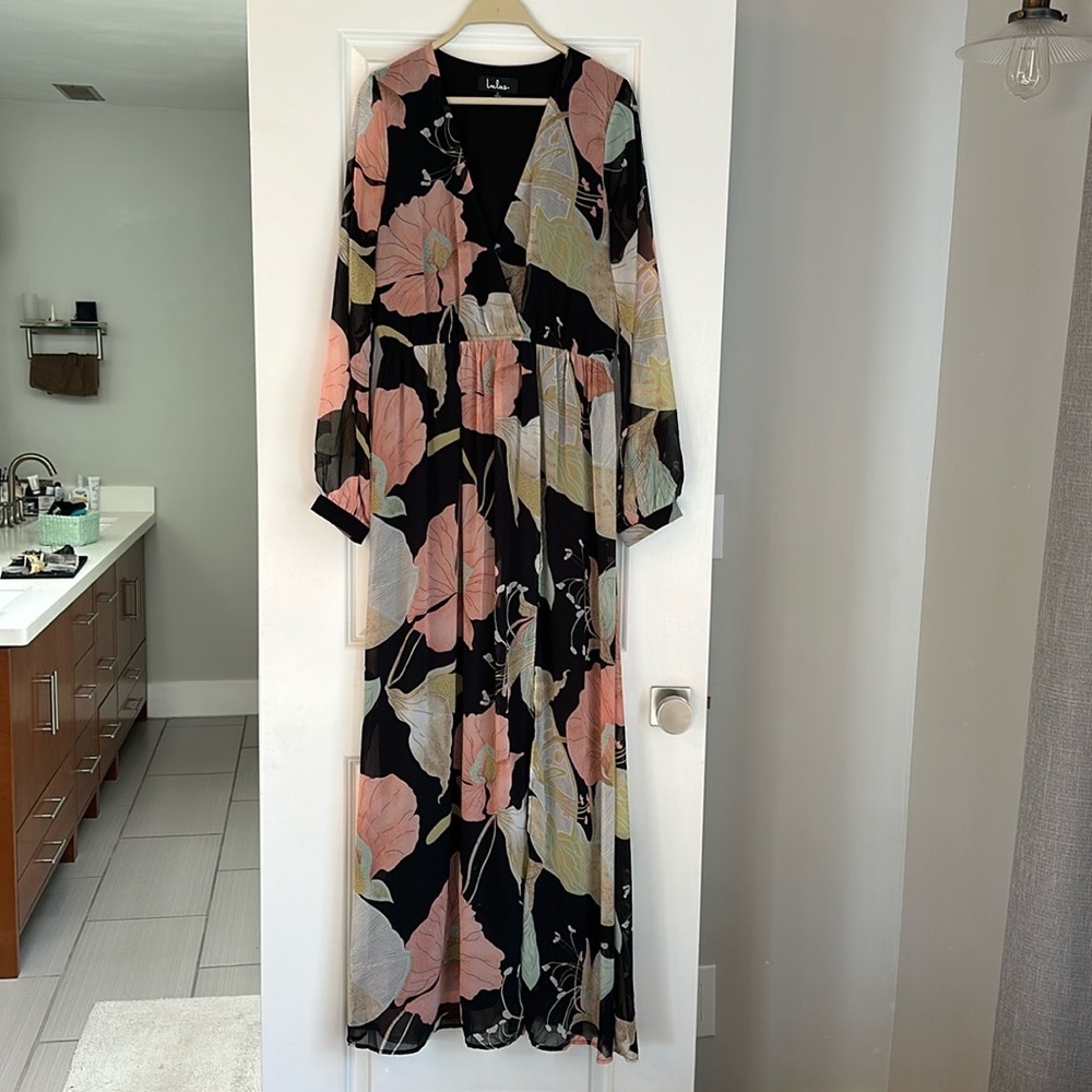 Lulus floral dress size L
